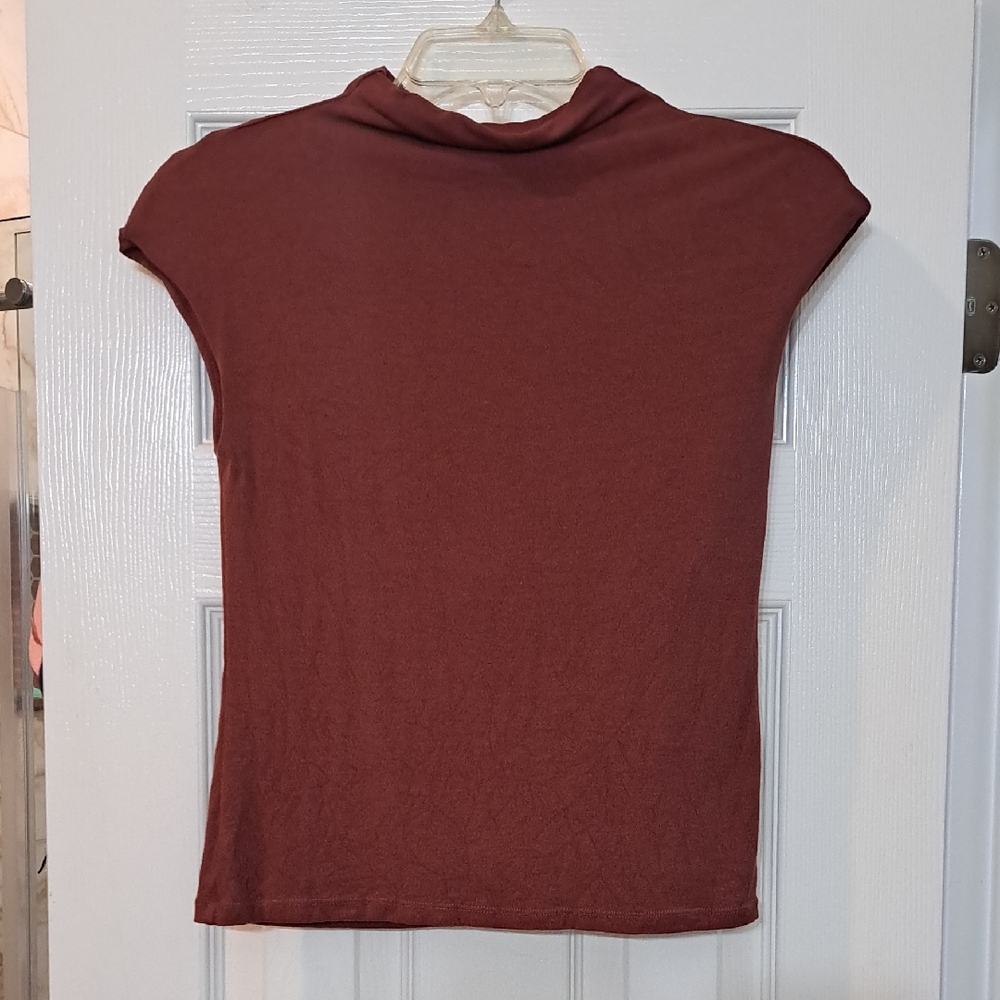 Klassy Network Rust Cap Sleeve Top
